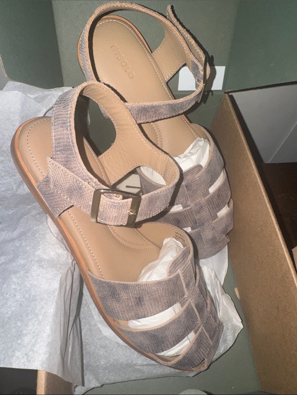 Nisolo Mira Fisherman Sandal New in box!